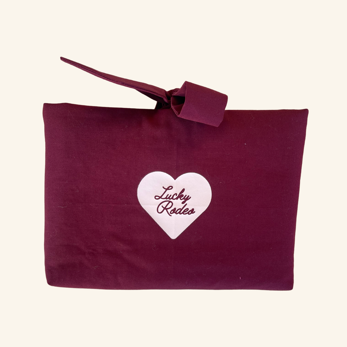 Burgundy Cupid Large Bed Book Sleeve