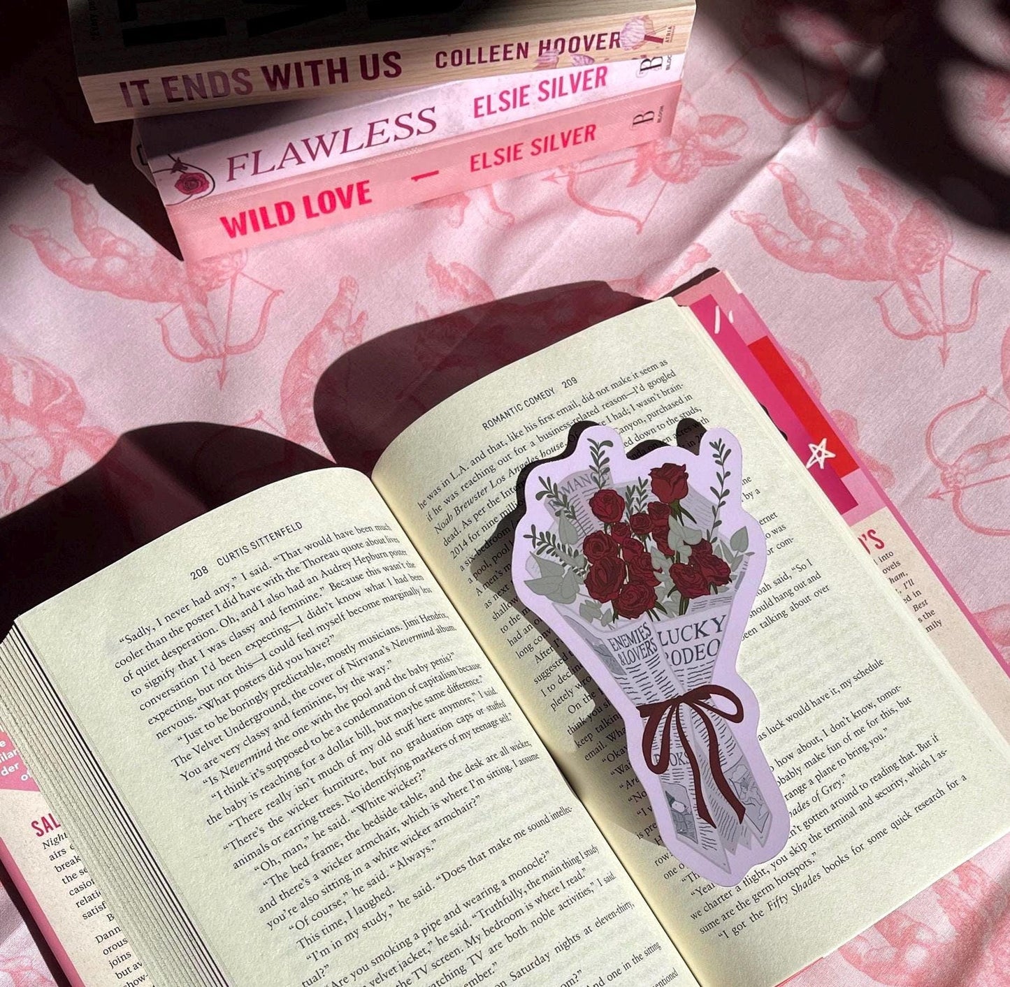 Rose Bouquet Bookmark