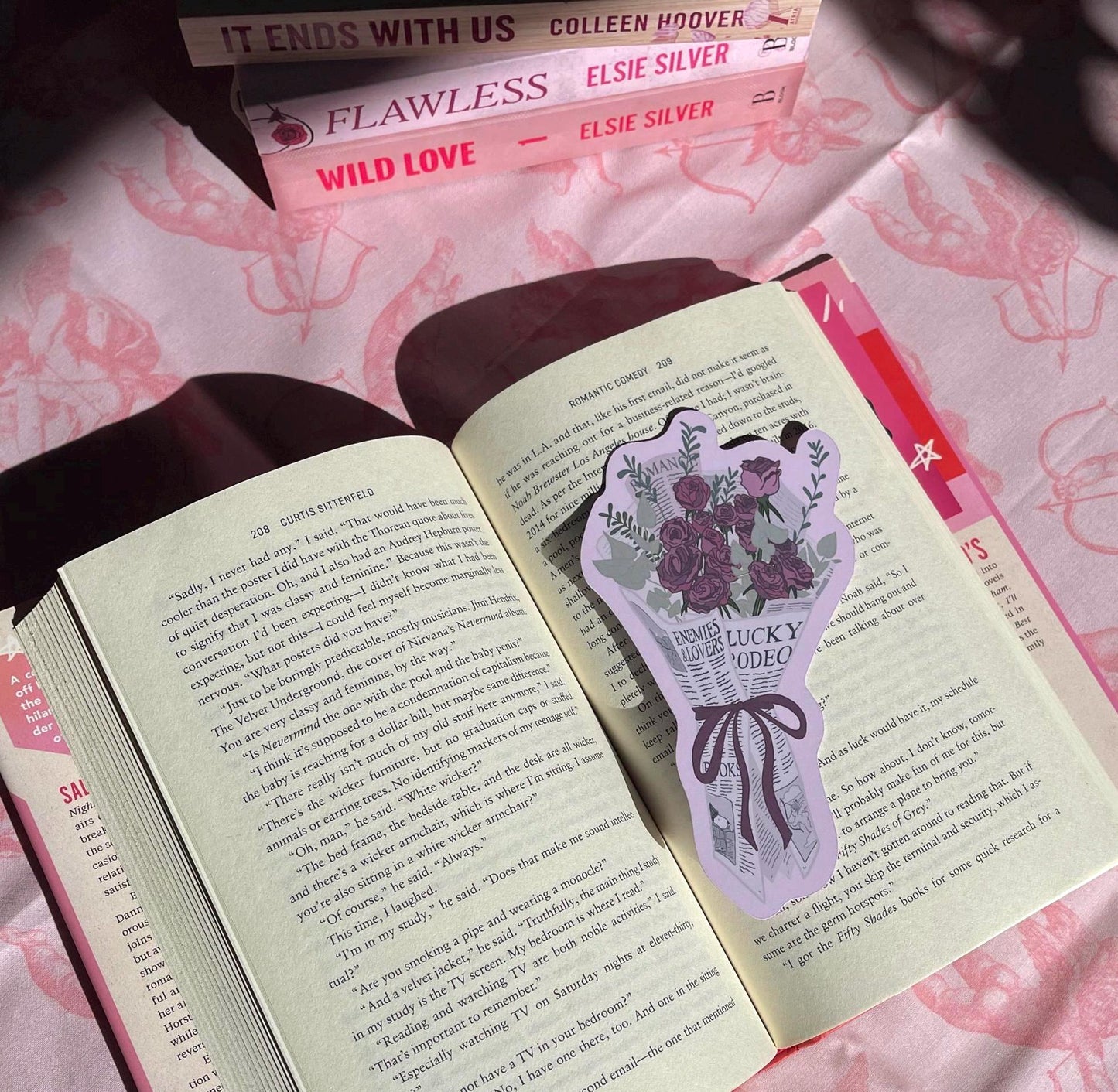 Rose Bouquet Bookmark