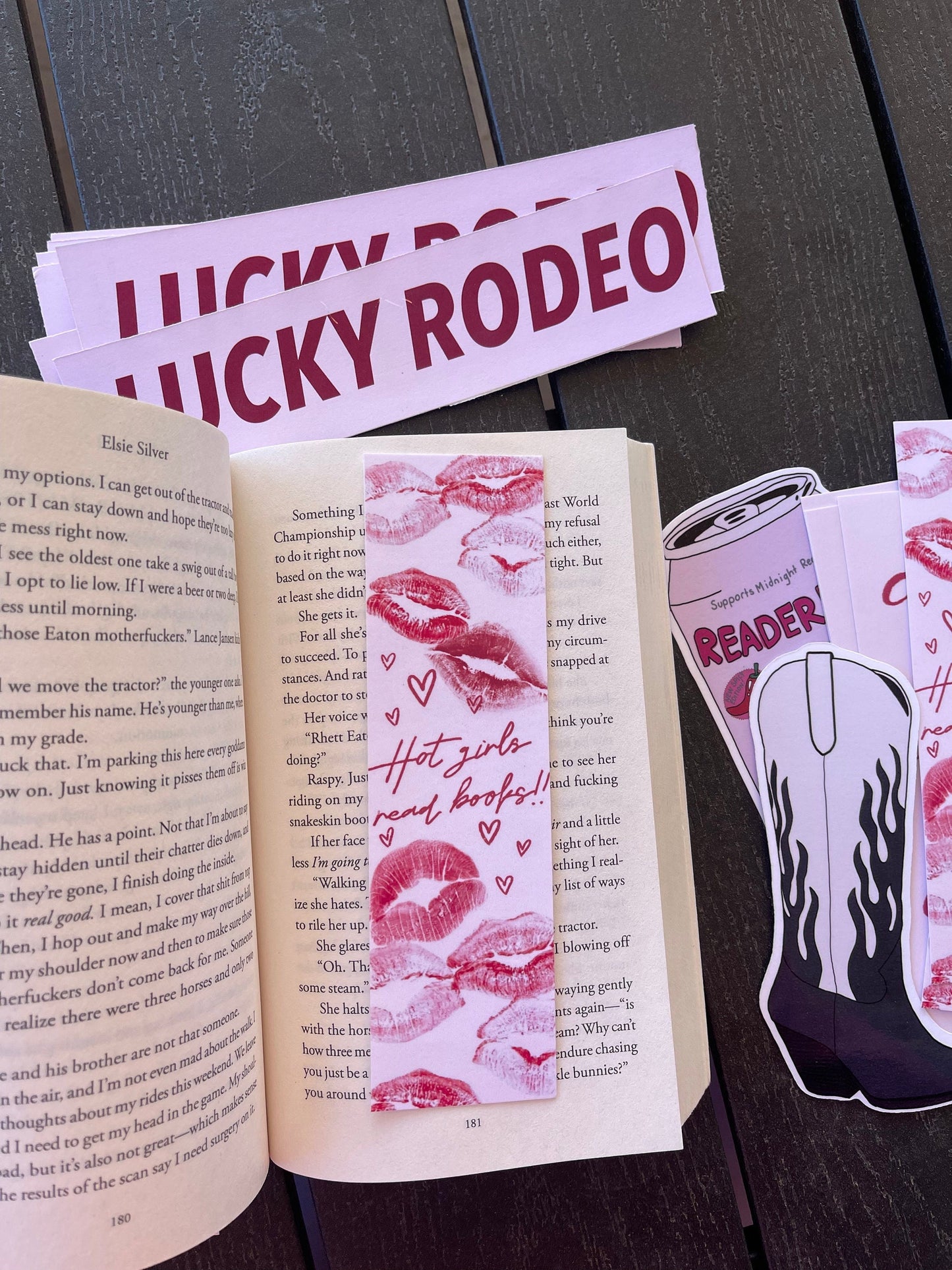Hot Girls Read Books Bookmark