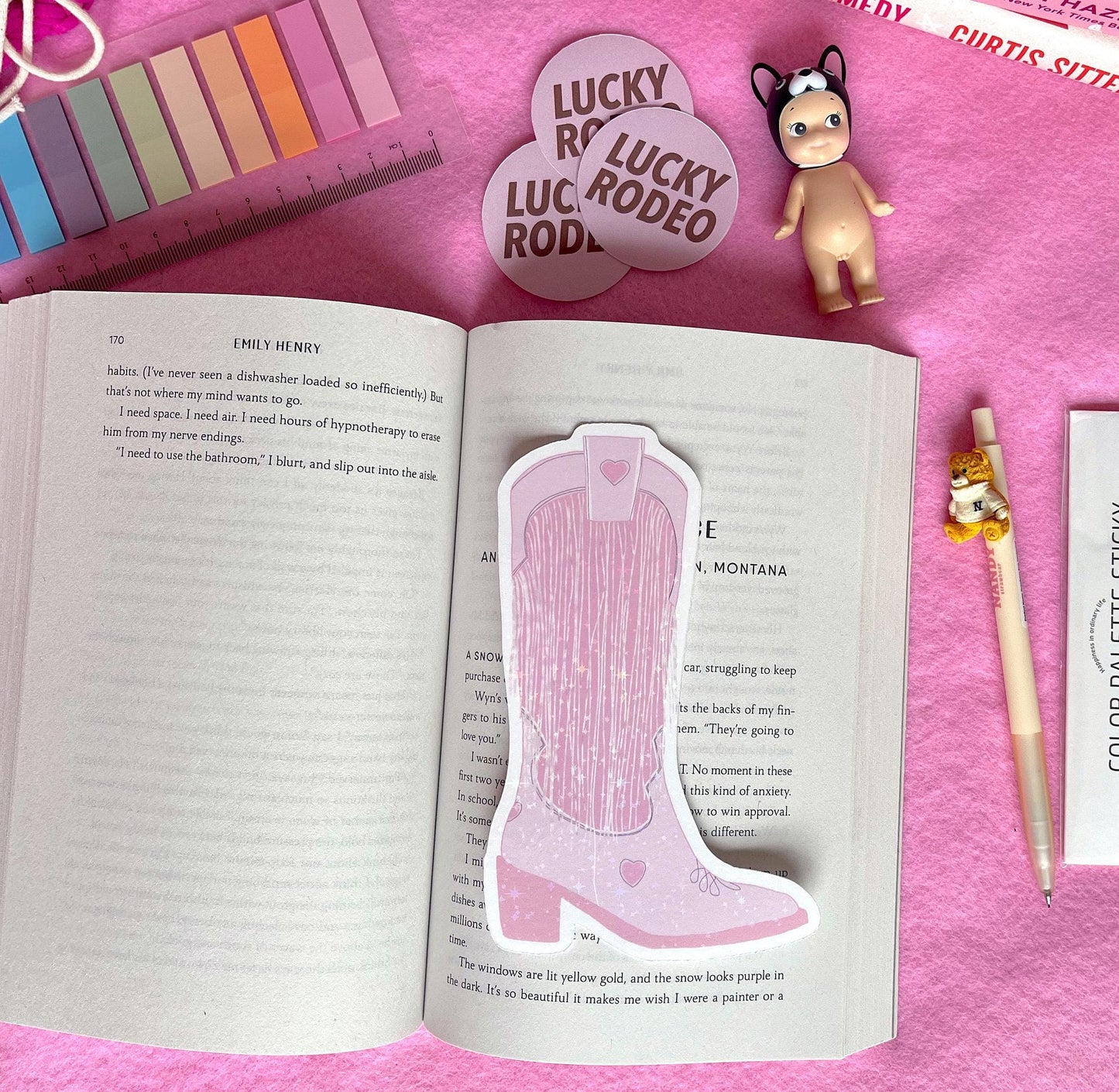 Lover Cowgirl Boot Bookmark