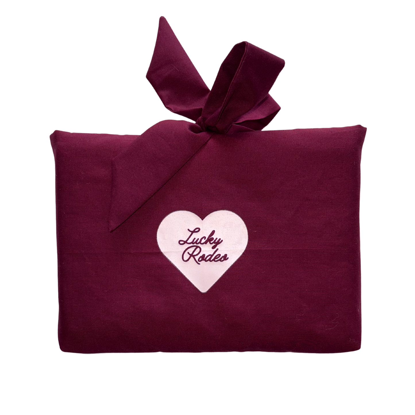 Burgundy Cupid Large Bed Book Sleeve