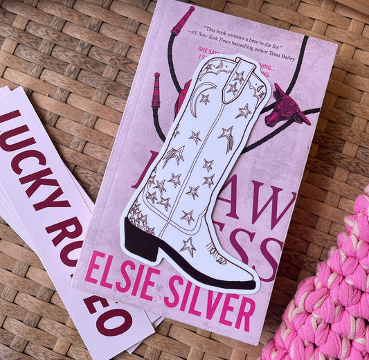 Star Cowgirl Boot Bookmark